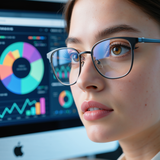 Thirty-two-year-old female data scientist headshot wearing light gray sweater, black shoulder-length hair, white background, front-facing focused expression, business casual attire, professional image